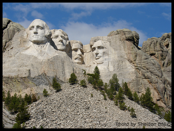 photo of Mount Rushmore monument in South Dakota - Photo by Sheldon Ball